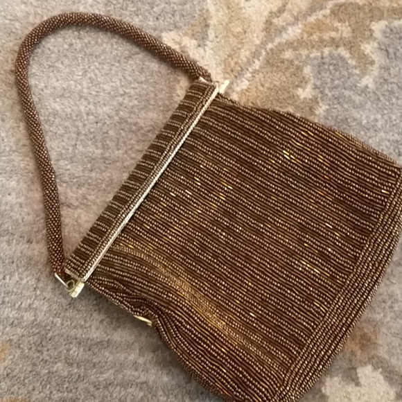 made in Hong Kong Handbags - Vintage beaded bag